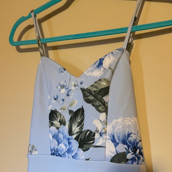 NWT 𩵠ASOS Floral Back Tie Midi Dress - Picture 2 of 8